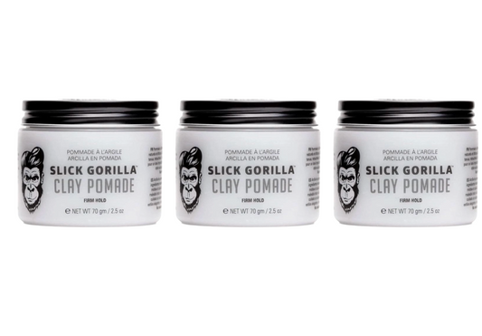 Slick Gorilla Clay Pomade 70g 3-Pack