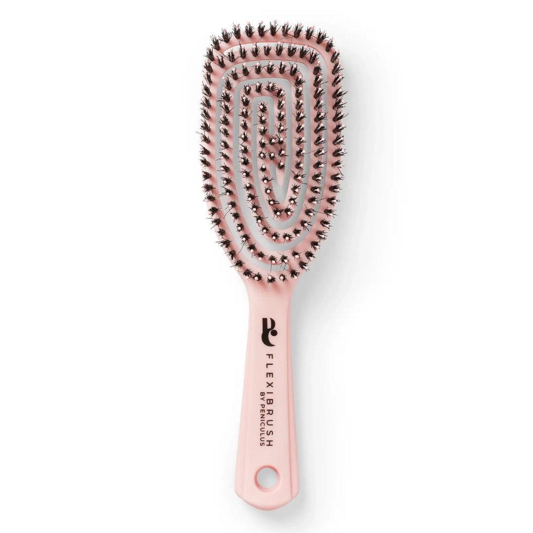 Bratt Peniculus Flexibrush Combo Bristles - Pastel Pink