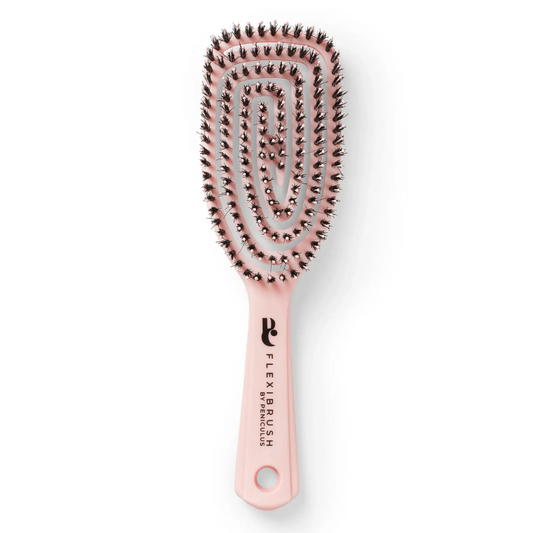 Bratt Peniculus Flexibrush Combo Bristles - Pastel Pink
