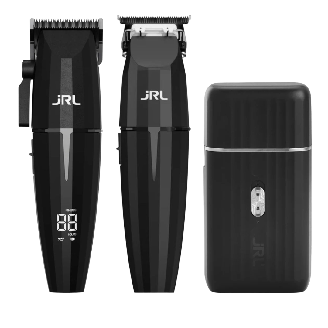 JRL Black Onyx Tondeuse/ Trimmer / Scheerapparaat trio set