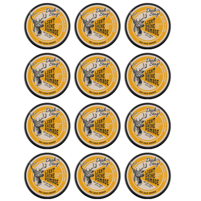 Dark Stag Light Shine Pomade 100ml - 12 Pack