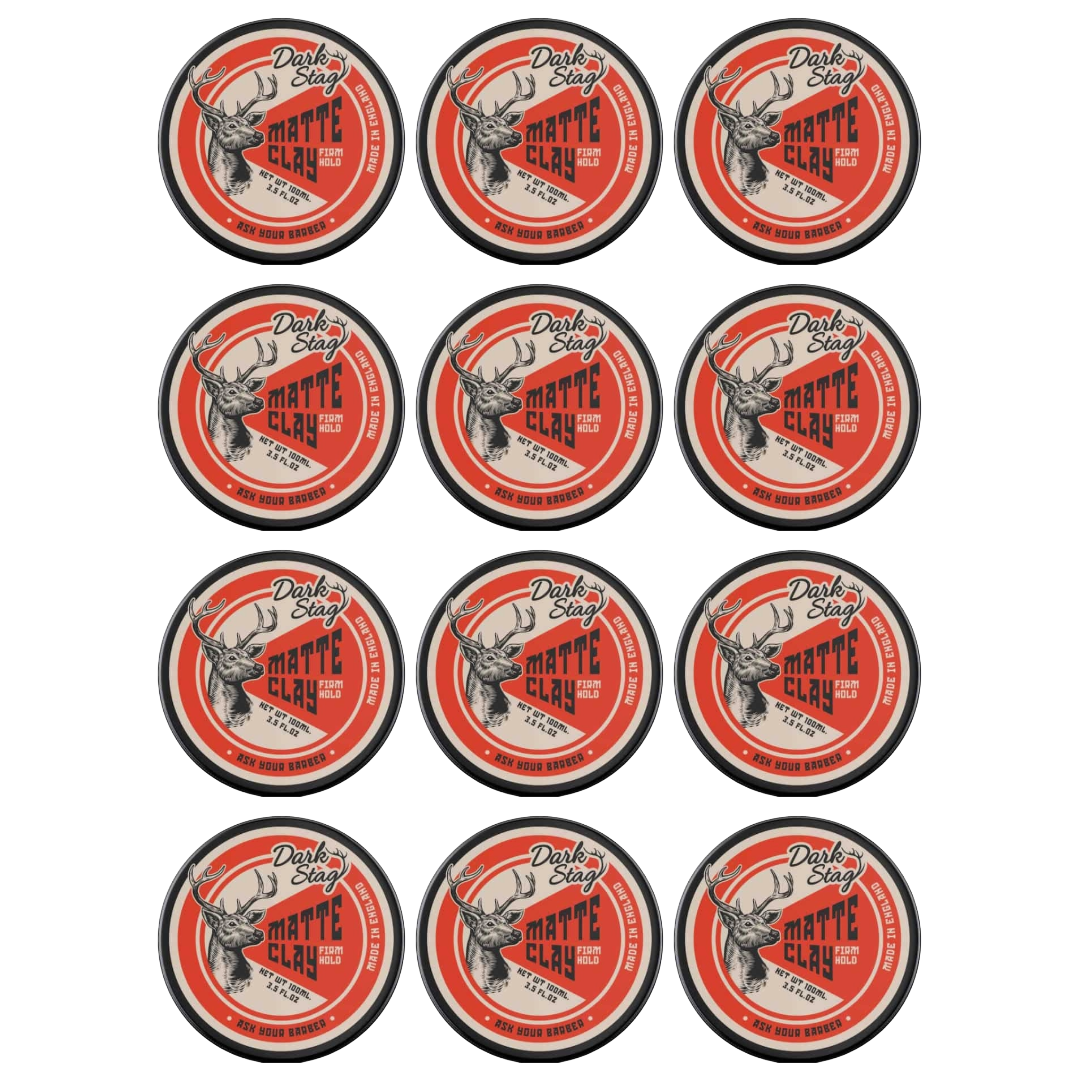 Dark Stag Matte Clay 100ml - 12 Pack