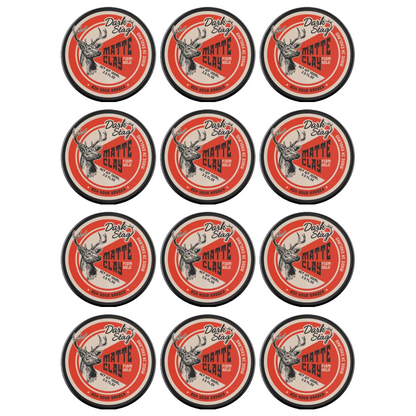 Dark Stag Matte Clay 100ml - 12 Pack