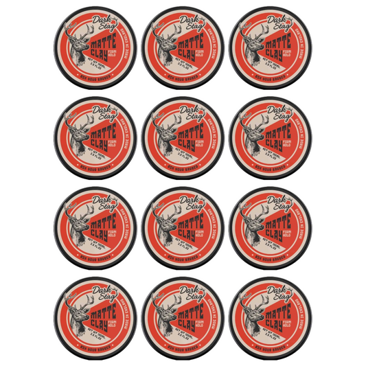 Dark Stag Matte Clay 100ml - 12 Pack