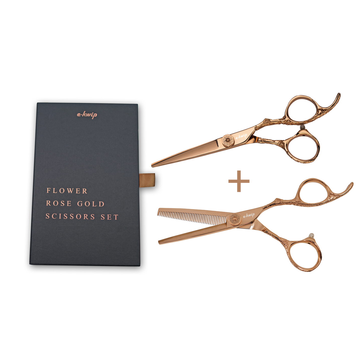e-kwip Flower rosé-gold Set