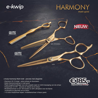 E-Kwip Harmony Set Matt-Gold