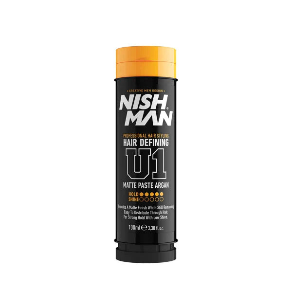 Nish Man Hair Defining Matte Paste Argan 100ml - 12 PCS