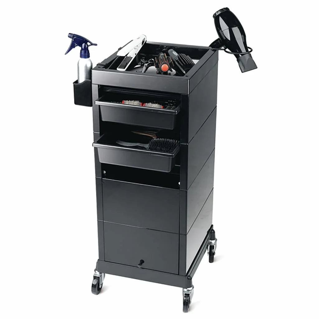 Sibel Work Trolley Discrete Lock Black