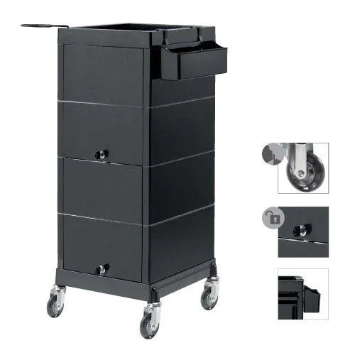 Sibel Work Trolley Discrete Lock Black