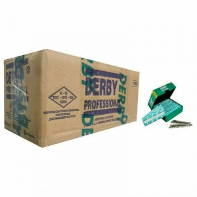 Derby Single Half Razor Blades 100 pieces - Box of 50 packs