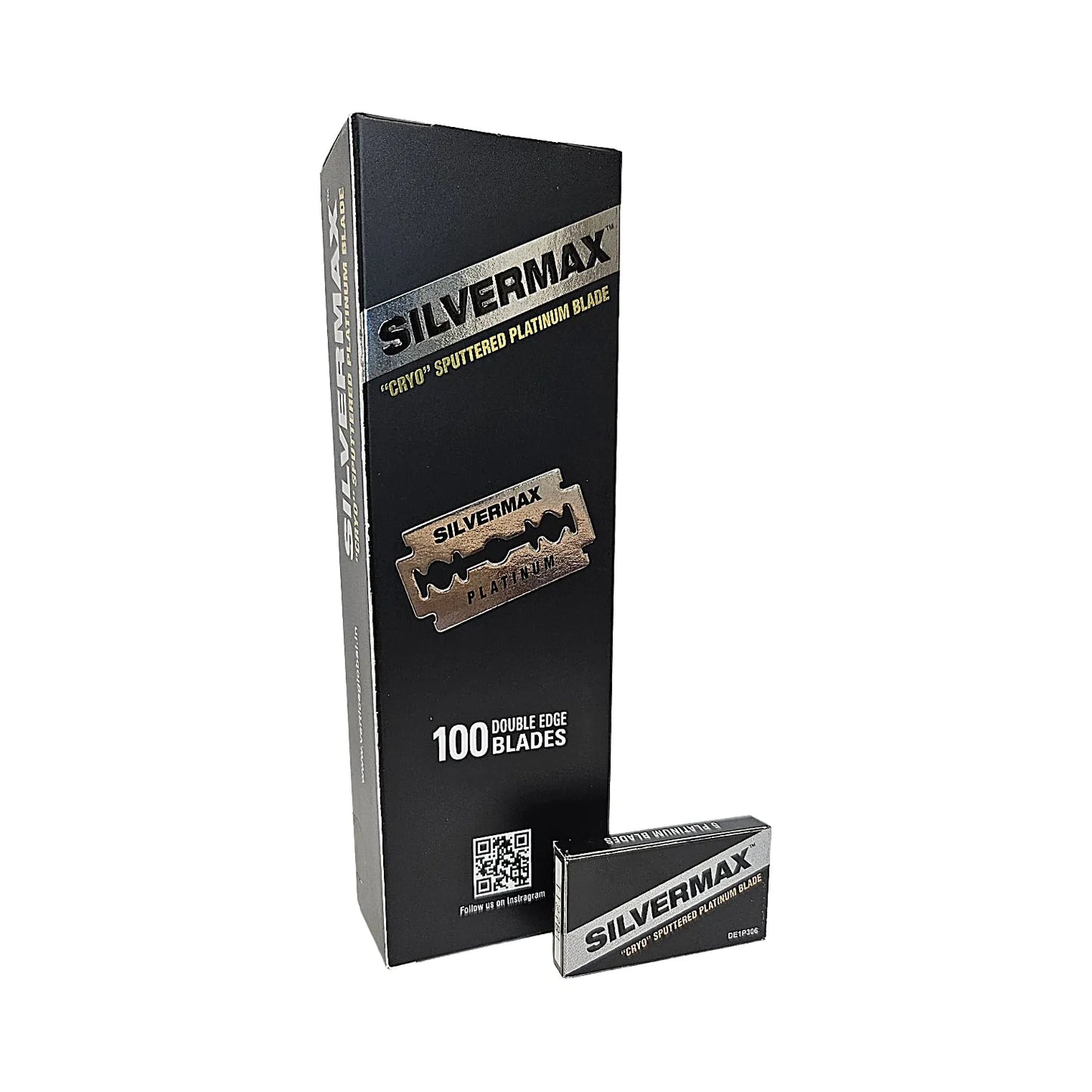 Silvermax Platinum DOUBLE EDGE Blades 4 x 100 PCS
