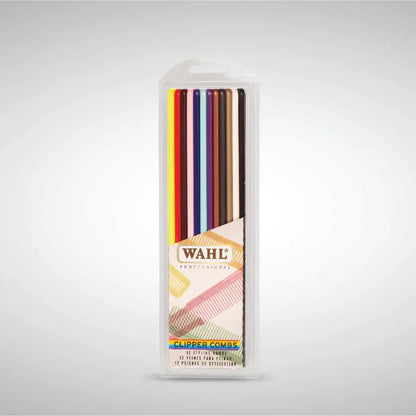 Wahl Hair Clipper Combs Set Colored 12 pieces