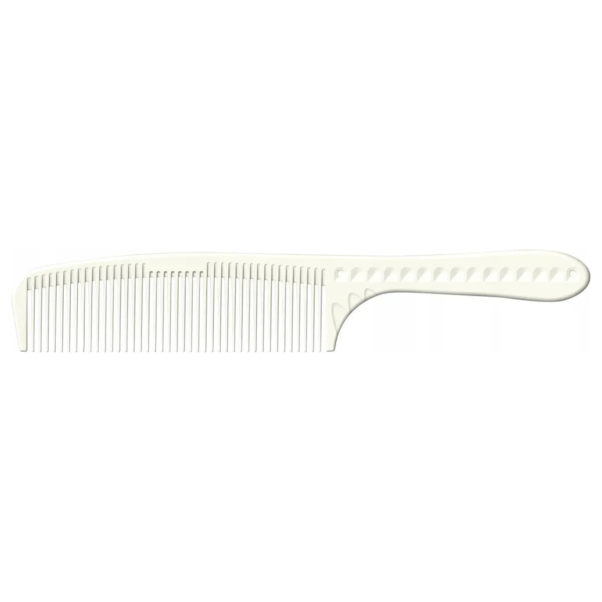 JRL J201 Barbering comb 7.6" Hair clipper comb White