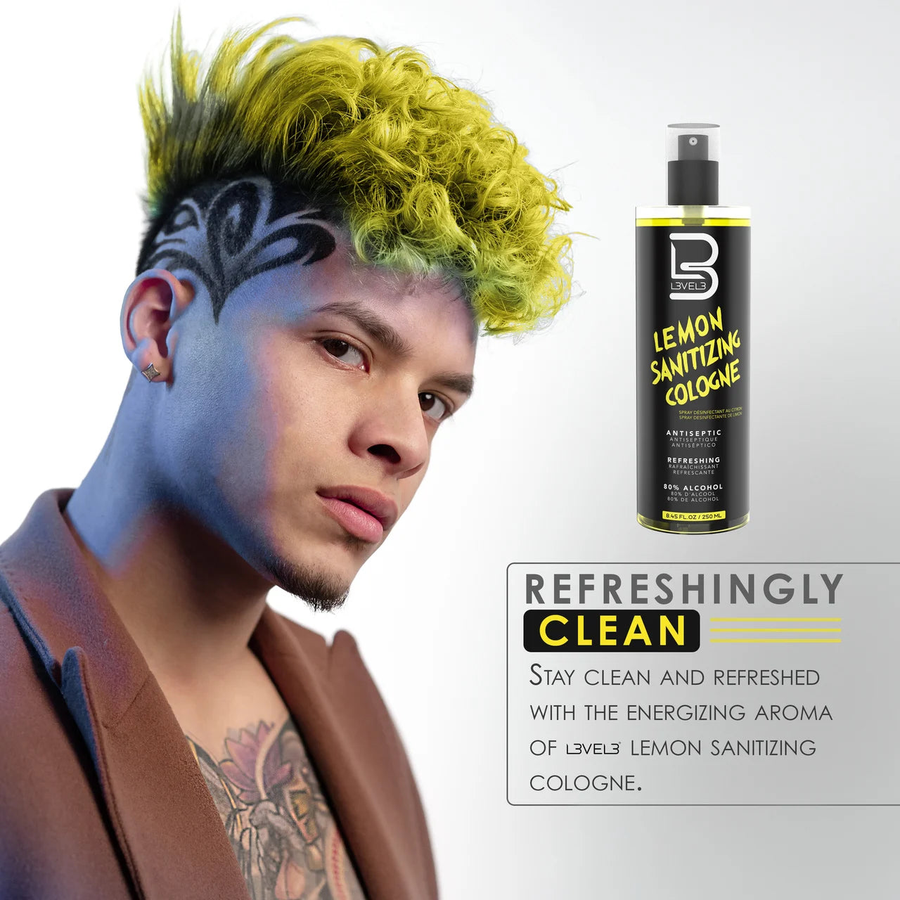 LEVEL3 Citroen Desinfecterende Spray 250ml