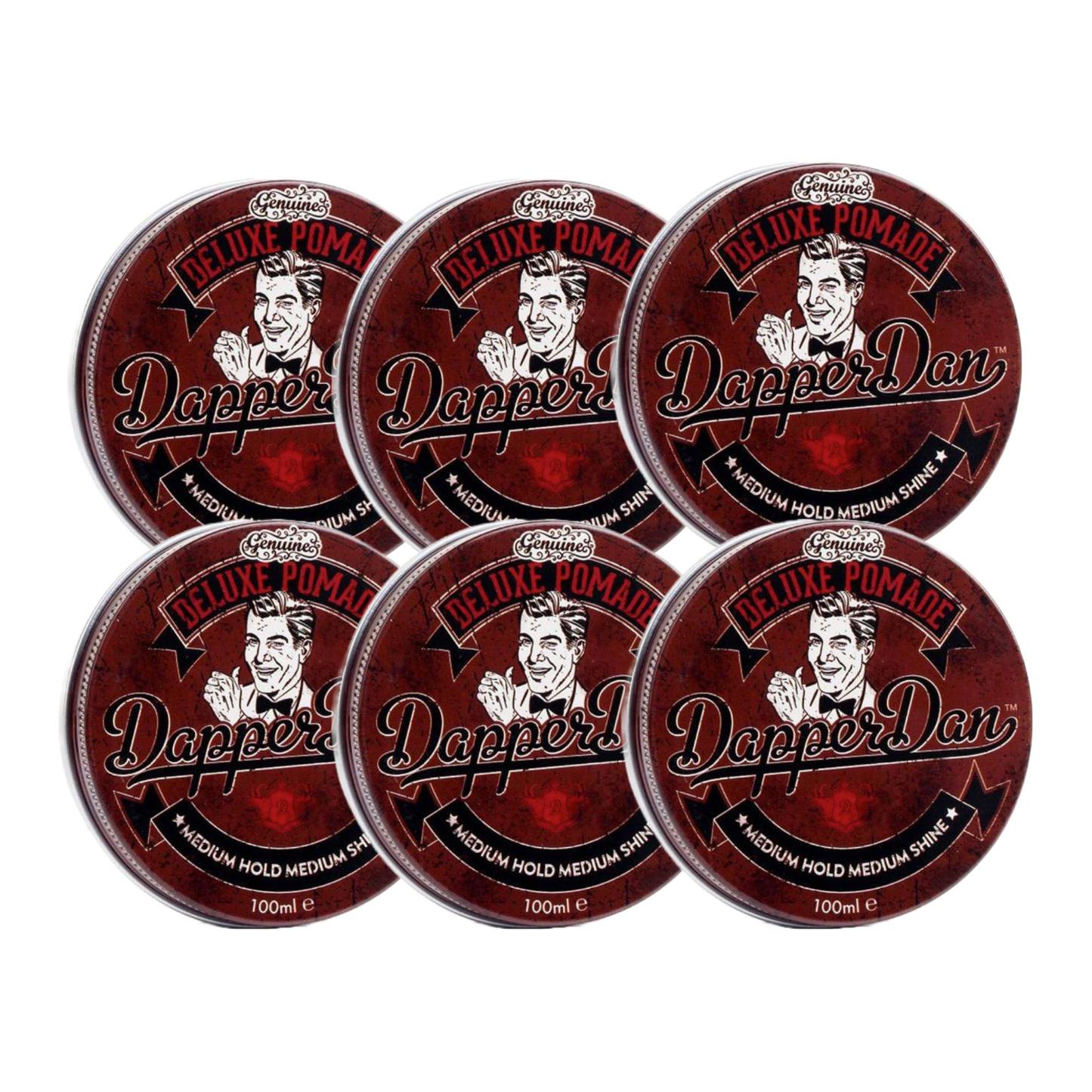 Dapper Dan Deluxe Pomade 100ml - 6 PIECES