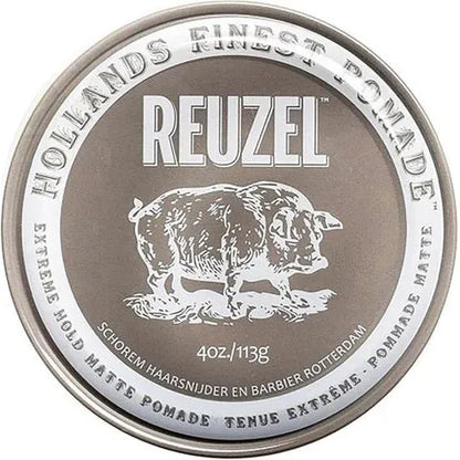 Reuzel Extreme Hold Matte Pomade 113g - 12 PIECES