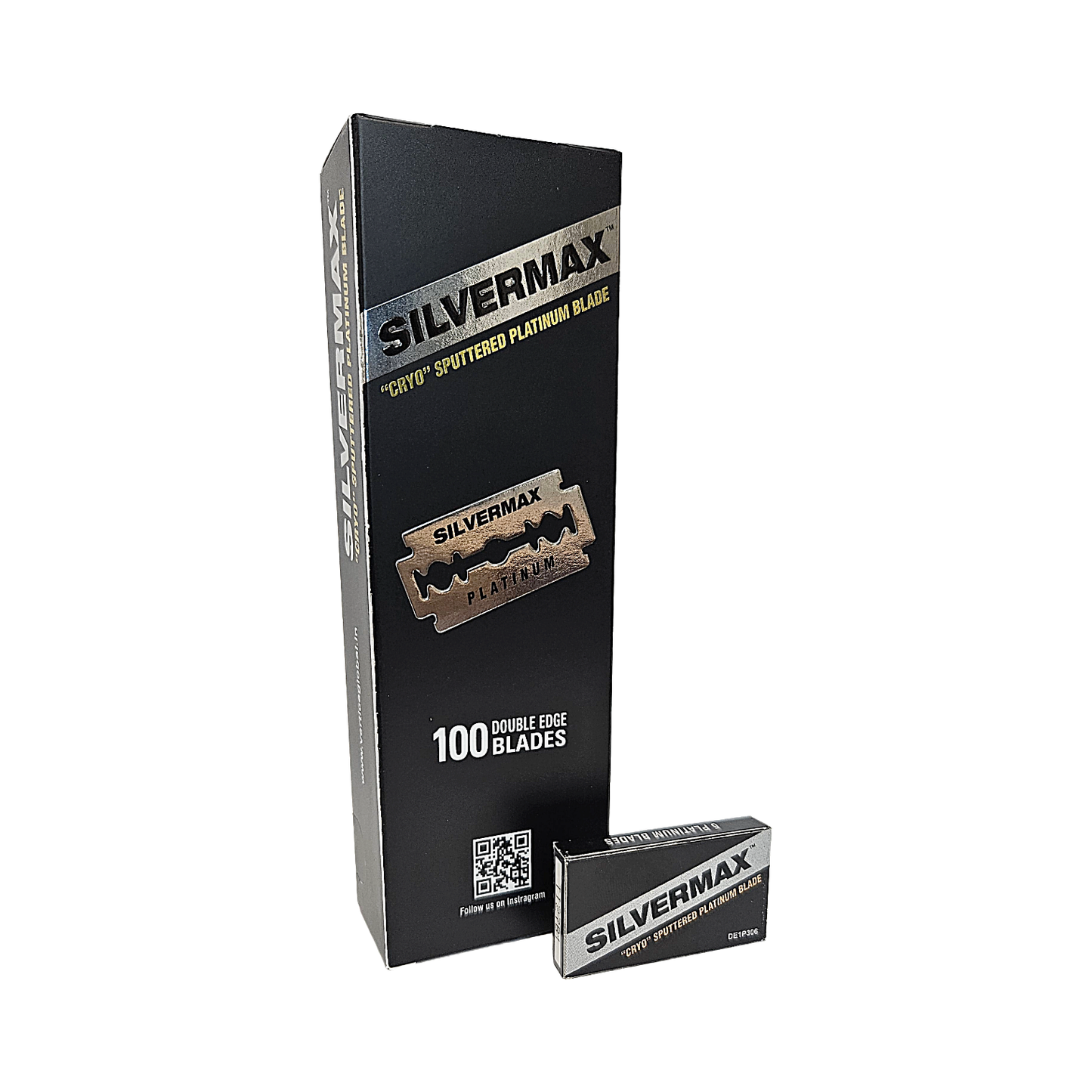 Silvermax Platinum DOUBLE EDGE Blades 100 PIECES