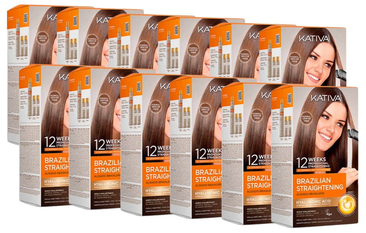 Kativa Brazilian Smoothing System Kit - 12 Pack