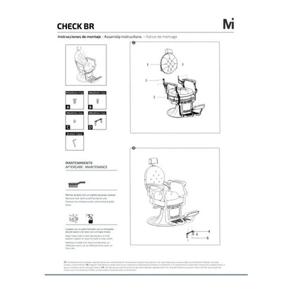 Mirplay Barberchair CHECK BR