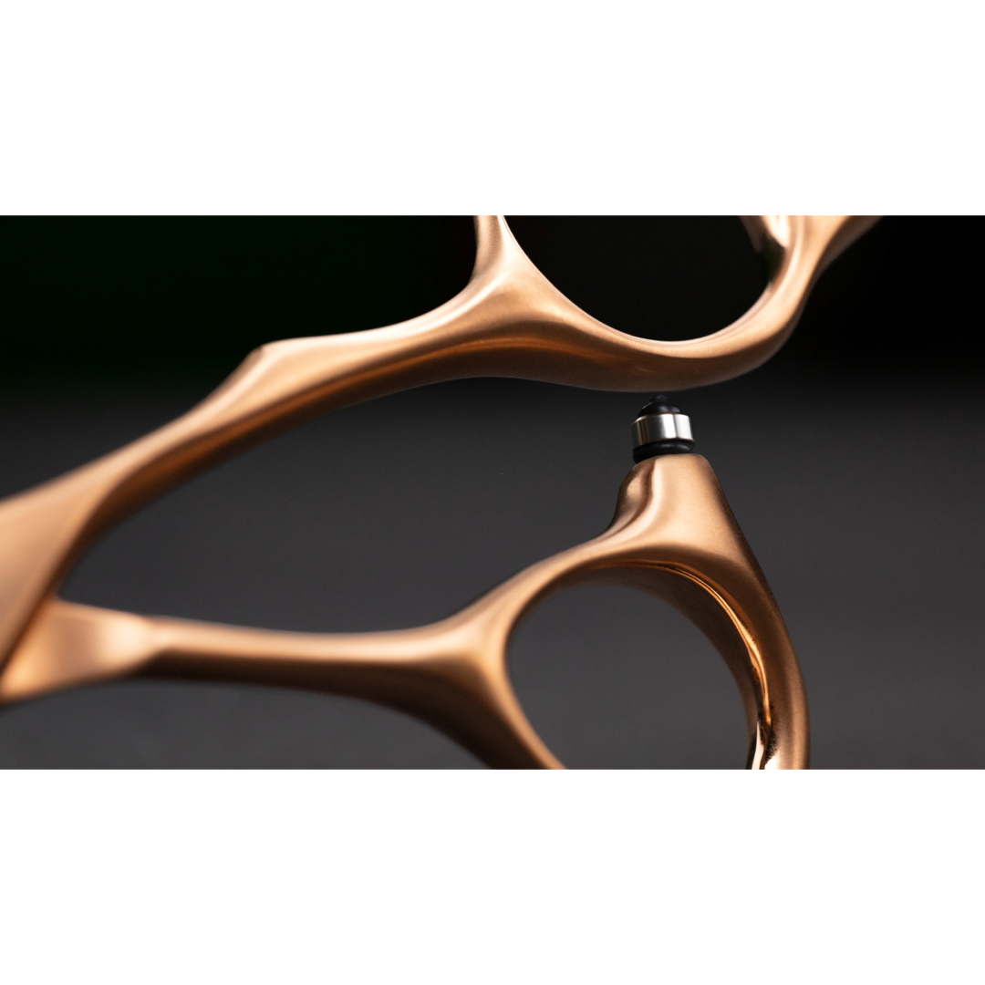 E-Kwip Kirei Matt-Rose Friseurscheren-Set