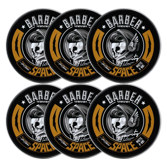 MARMARA BARBER Hair Styling Matte Space Wax 100 ml – 6 Stück