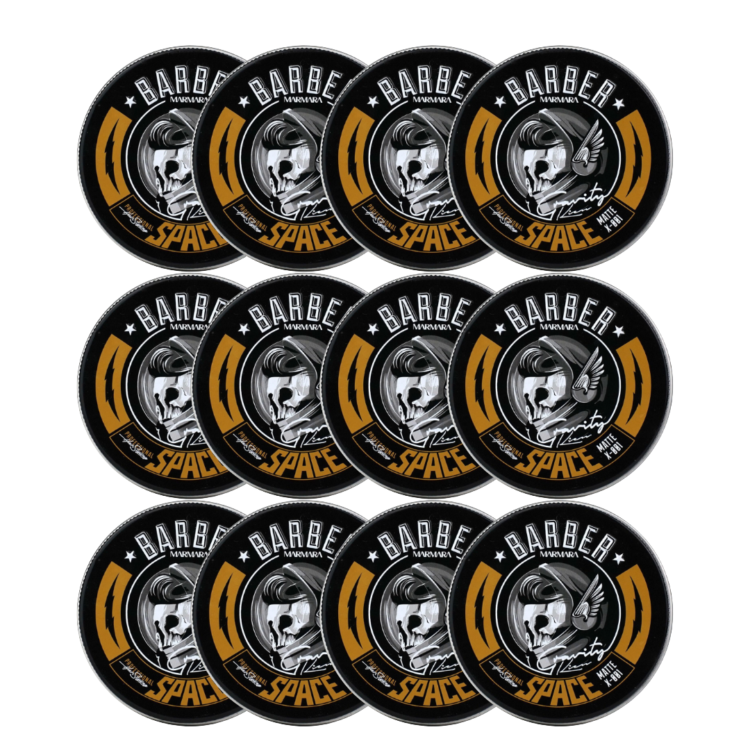 MARMARA BARBER Hair Styling Matte Space Wax 100 ml - 12 Stuks