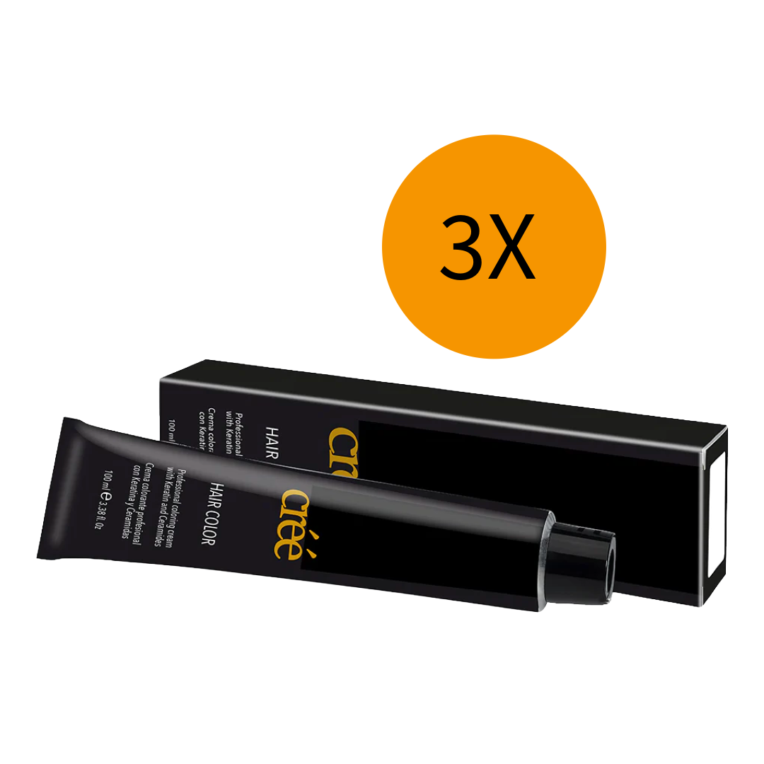 Créé Professional HAIR COLOR 100ML - color 8 to Mixtones - 3 Pack