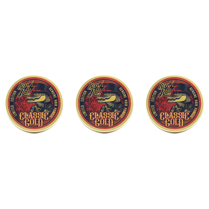 HEY JOE! Klassische Gold-Haarpomade 100 ml - 3 Pack