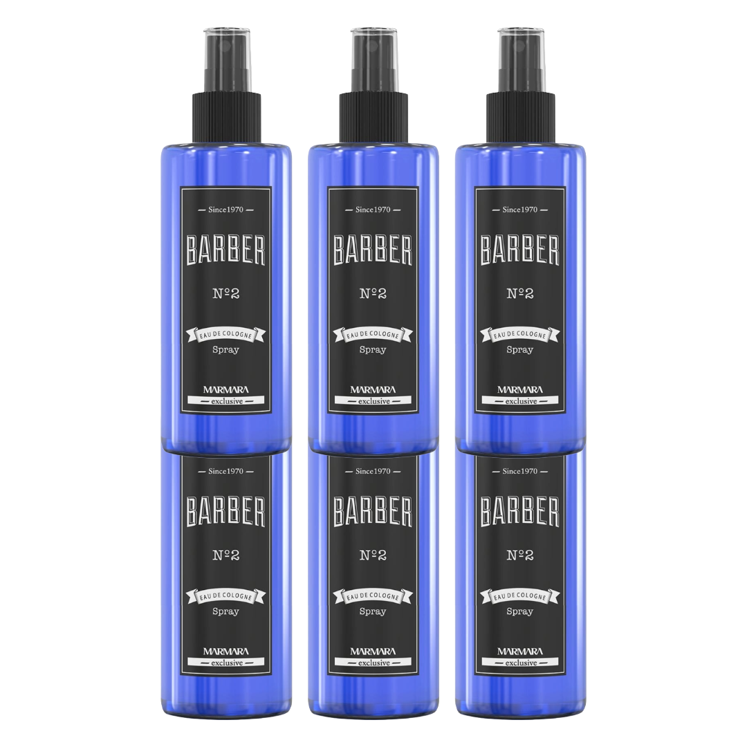 MARMARA BARBER Cologne NO2. 250ml Sprayfles - 6 Stuks