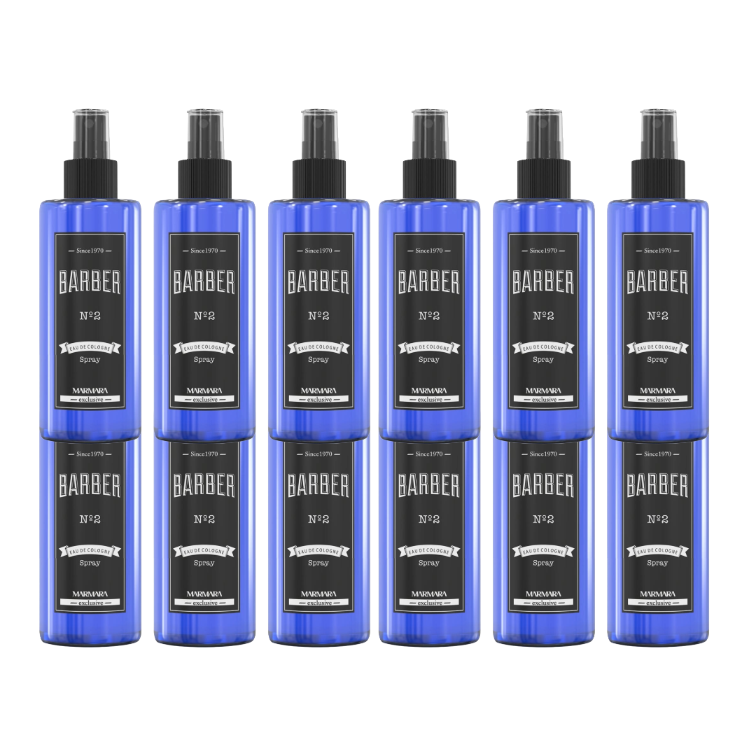 MARMARA BARBER Cologne NO2. 250ml Sprayfles - 12 Stuks