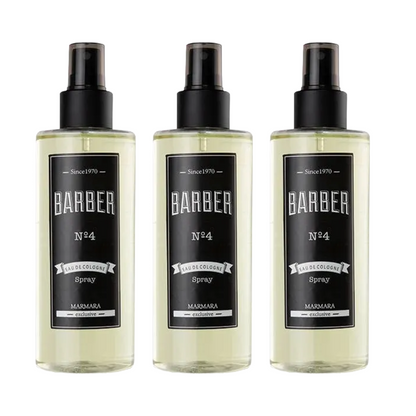 MARMARA BARBER Cologne NO4. 250ml Sprayfles - 3 Stuks