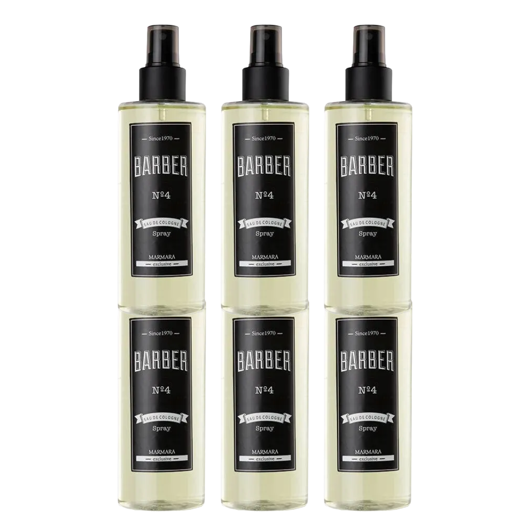 MARMARA BARBER Cologne NO4. 250ml Sprayfles - 6 Stuks