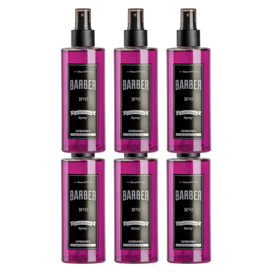 MARMARA BARBER Cologne NO6. Pink 250ml Spray Bottle - 6 Pack