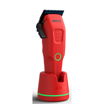 Monster Clippers Avenger Hair Clipper + Avenger Trimmer Set Red