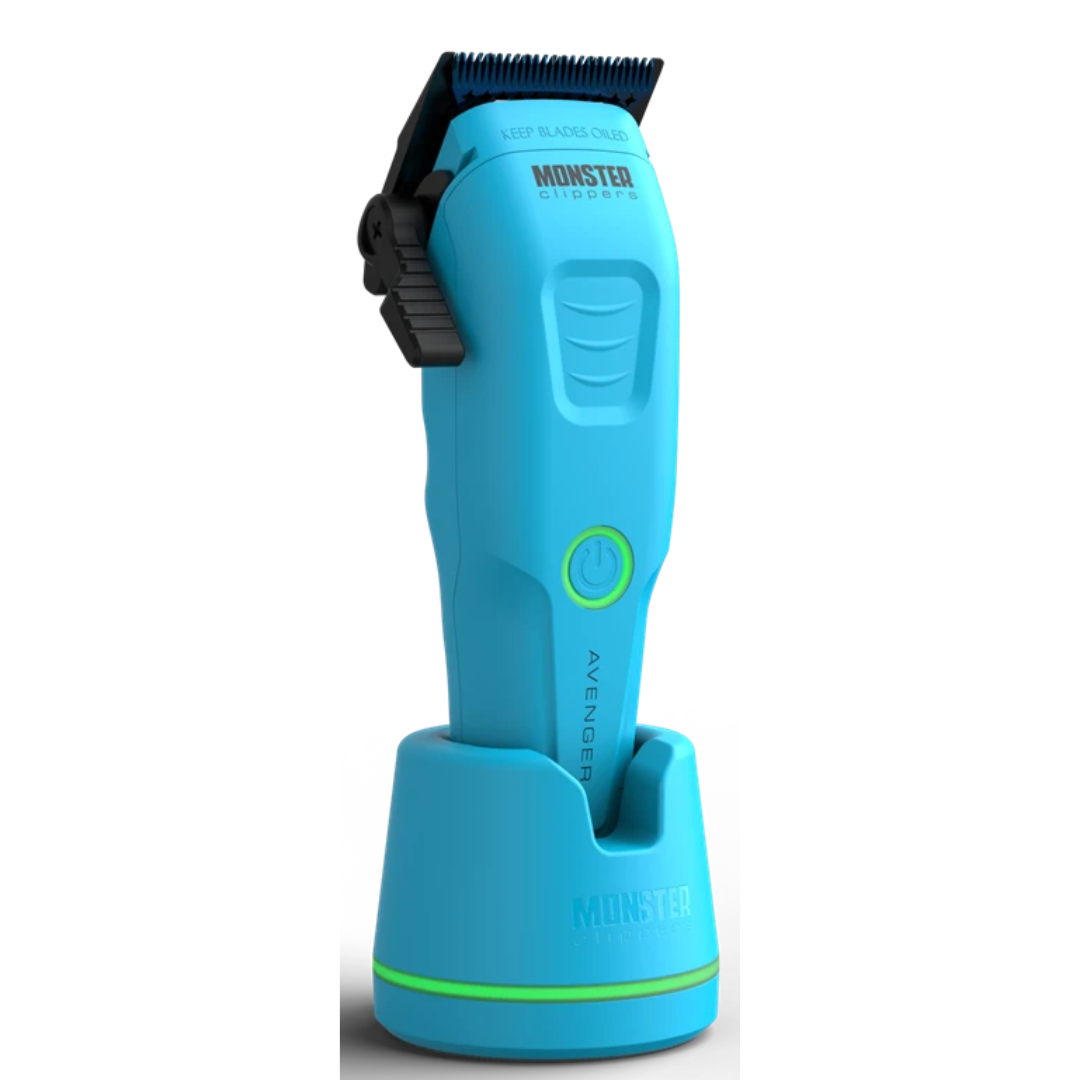 Monster Clippers Avenger Haarschneidemaschine + Avenger Trimmer Set – Blau 