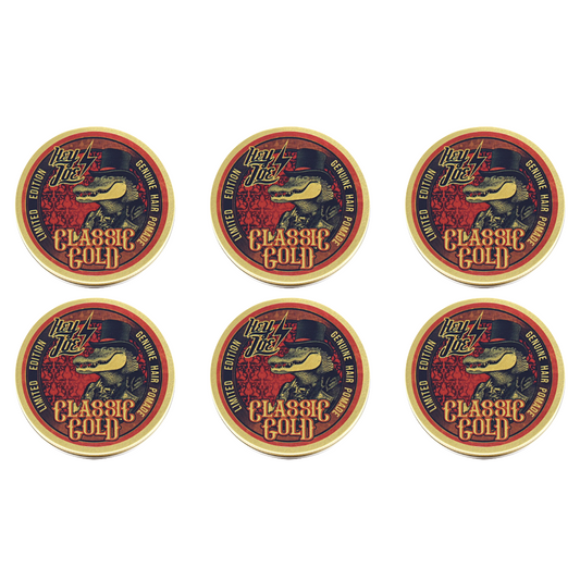 HEY JOE! Classic Gold Hair Pomade 100ml - 6 Pack