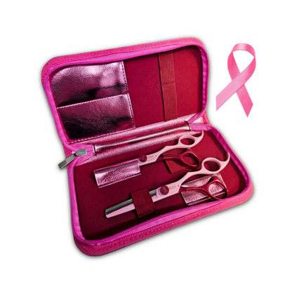 Olivia Garden SilkCut Think Pink scissors set 5.75 + 6.35