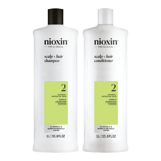Nioxin System 2 Shampoo & Conditioner Set - 1000ml
