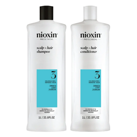 Nioxin System 3 Shampoo & Conditioner Set - 1000ml