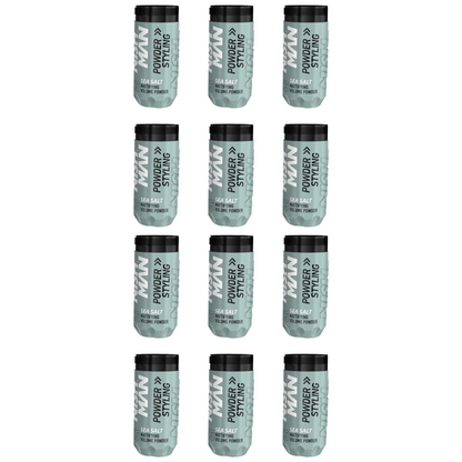 Nish Man X5 Sea Salt Styling Powder 20 Gr. - 12 Pack