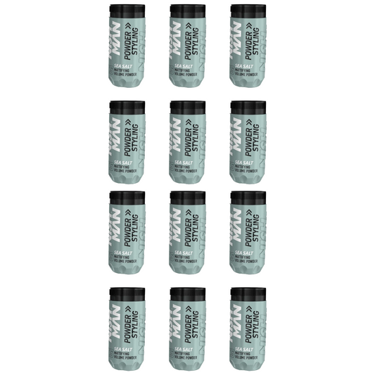 Nish Man X5 Sea Salt Styling Powder 20 Gr. - 12 Pack