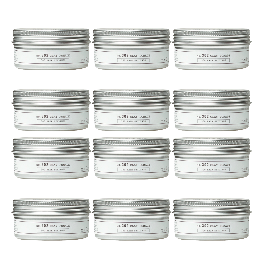 DEPOT No. 302 Clay Pomade 75 ml - 12 Pack