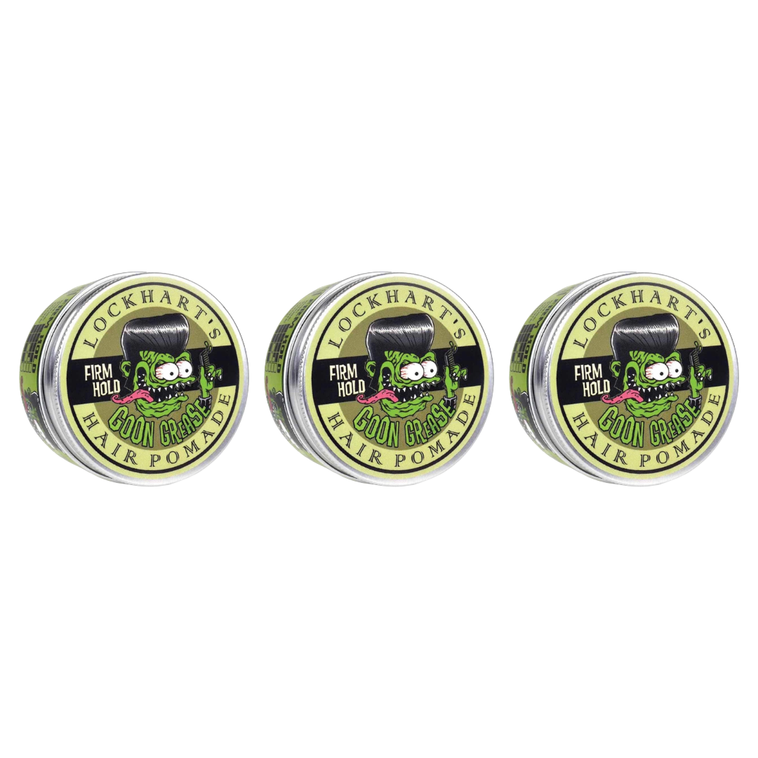 Lockhart's Goon Grease Pomade Firm Hold - 3 Pieces