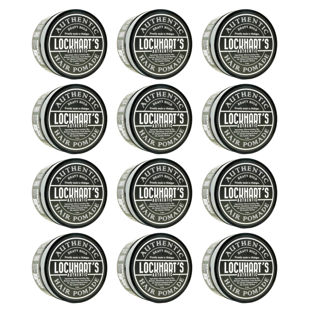 Lockhart's Heavy Hold Pomade - 12 Pieces