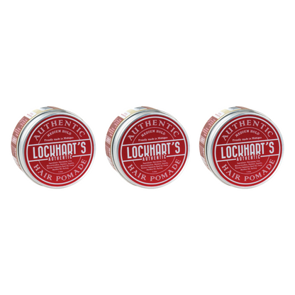 Lockhart's Medium Hold Pomade - 3 Pieces