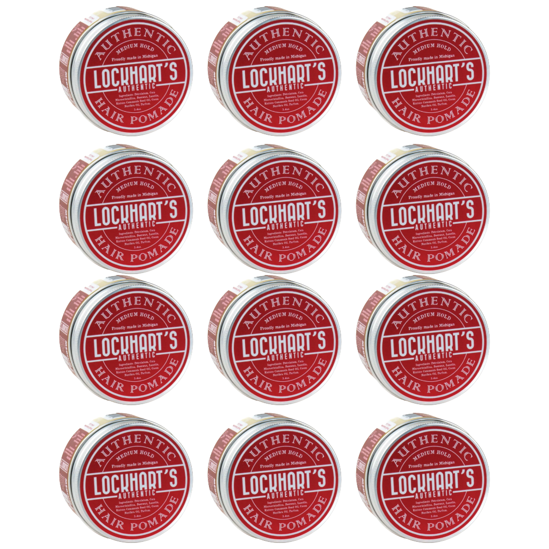 Lockhart's Medium Hold Pomade - 12 Pieces