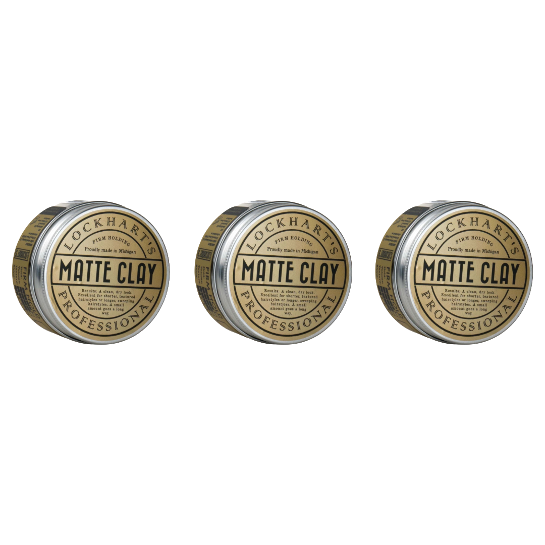 Lockhart's Matte Clay - 3 Stück