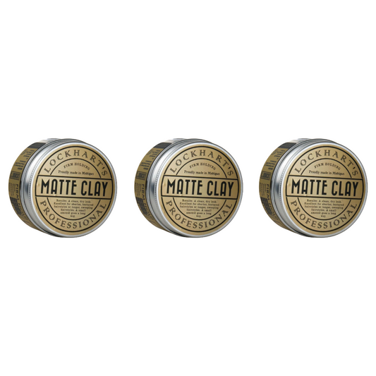 Lockhart's Matte Clay - 3 Stuks