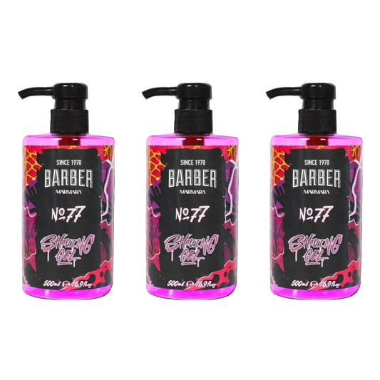 MARMARA BARBER Rasiergel Nr. 77 - 500 ml - 3 Pack