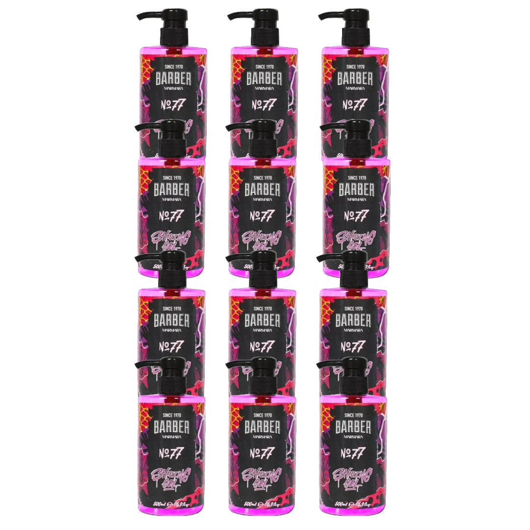 MARMARA BARBER Scheergel nr. 77 - 500ml - 12 Pack